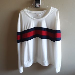 NWOT - Horizontal Striped Sweatshirt